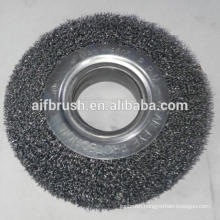 Large Wholesale circular crimped steel wire brush grinding wheel